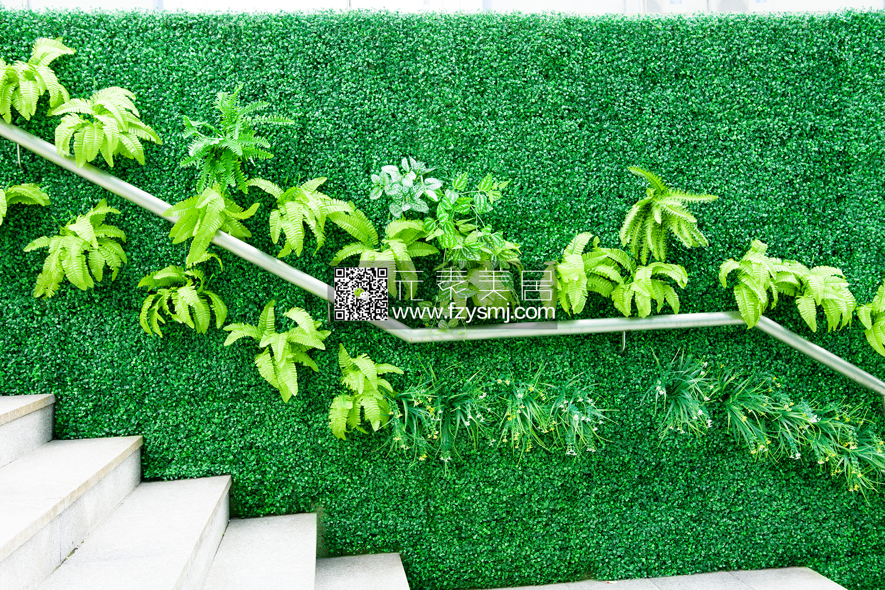 轻食汇-植物墙外墙装饰应用案例03